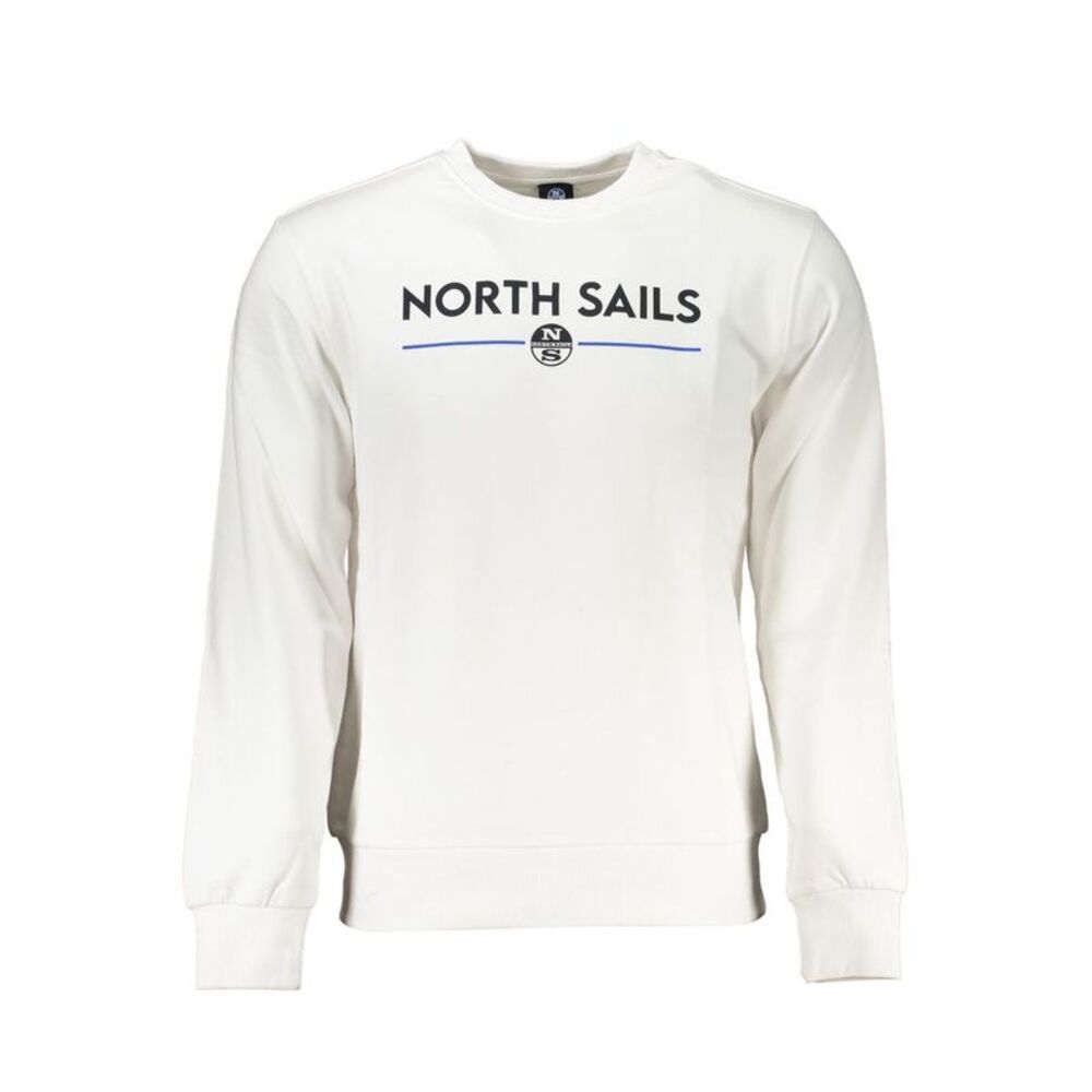 North Sails White Cotton Mens Men's Sweatshirt